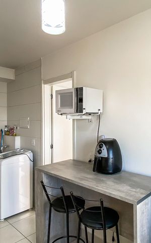 Apartamento à venda com 36m², 1 quarto e sem vaga Apartamento à venda com 36m², 1 quarto e sem vagaSala/cozinha/area de serviço
