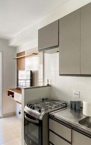 Apartamento à venda com 36m², 1 quarto e sem vaga Apartamento à venda com 36m², 1 quarto e sem vagaSala/cozinha/area de serviço