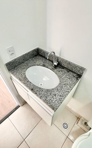 Apartamento para alugar com 38m², 2 quartos e sem vaga Apartamento para alugar com 38m², 2 quartos e sem vagaBanheiro