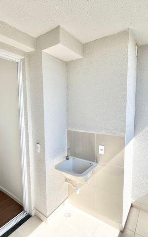 Apartamento para alugar com 38m², 2 quartos e sem vaga Apartamento para alugar com 38m², 2 quartos e sem vagaVaranda / Àrea de Serviço