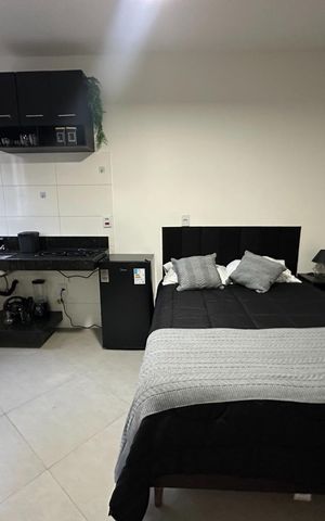 Studio para alugar com 28m², 1 quarto e sem vaga