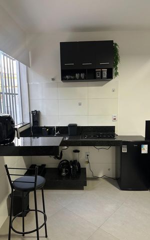 Studio para alugar com 28m², 1 quarto e sem vaga