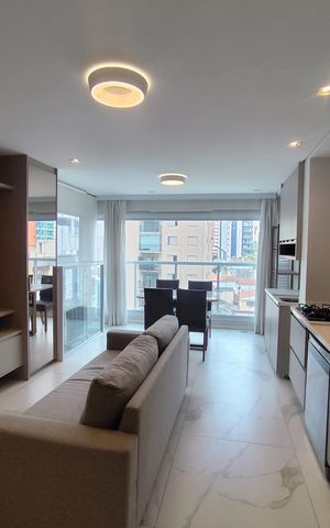 Apartamento para alugar com 40m², 1 quarto e 1 vaga Apartamento para alugar com 40m², 1 quarto e 1 vagaSala