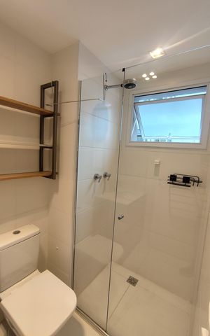 Apartamento para alugar com 40m², 1 quarto e 1 vaga Apartamento para alugar com 40m², 1 quarto e 1 vagaBanheiro