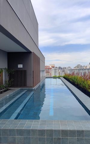 Apartamento para alugar com 40m², 1 quarto e 1 vaga Apartamento para alugar com 40m², 1 quarto e 1 vagaÁrea externa