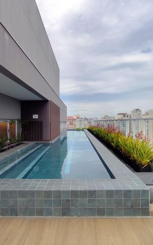 Apartamento para alugar com 40m², 1 quarto e 1 vaga Apartamento para alugar com 40m², 1 quarto e 1 vagaÁrea externa