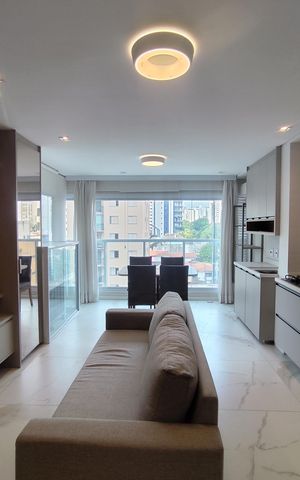 Apartamento para alugar com 40m², 1 quarto e 1 vaga