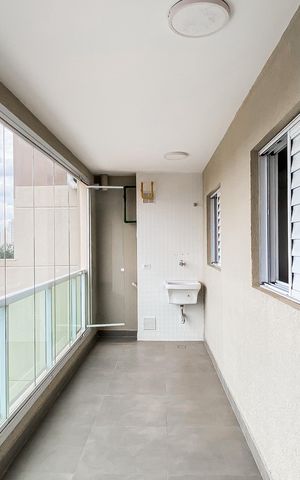 Apartamento à venda com 90m², 1 quarto e 2 vagas Apartamento à venda com 90m², 1 quarto e 2 vagasVaranda/área de serviço