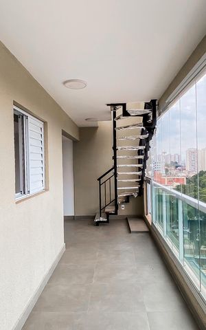 Apartamento à venda com 90m², 1 quarto e 2 vagas Apartamento à venda com 90m², 1 quarto e 2 vagasVaranda/área de serviço