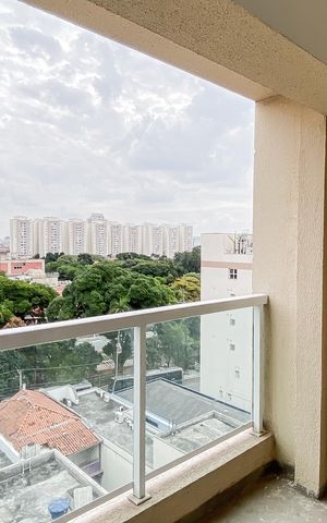 Apartamento à venda com 47m², 1 quarto e 1 vaga Apartamento à venda com 47m², 1 quarto e 1 vagaVaranda