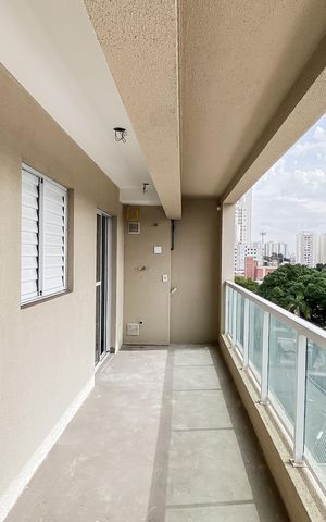 Apartamento à venda com 46m², 1 quarto e 1 vaga Apartamento à venda com 46m², 1 quarto e 1 vagaVaranda