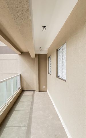 Apartamento à venda com 46m², 1 quarto e 1 vaga Apartamento à venda com 46m², 1 quarto e 1 vagaVaranda