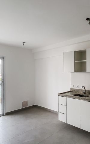 Apartamento à venda com 33m², 1 quarto e 1 vaga Apartamento à venda com 33m², 1 quarto e 1 vagaSala - Cozinha