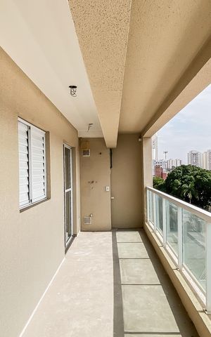 Apartamento à venda com 46m², 1 quarto e 1 vaga Apartamento à venda com 46m², 1 quarto e 1 vagaVaranda