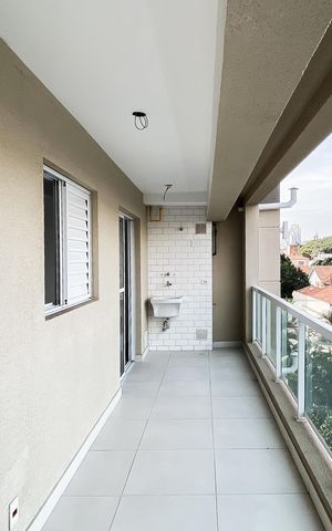 Apartamento à venda com 47m², 1 quarto e 1 vaga Apartamento à venda com 47m², 1 quarto e 1 vagaVaranda/área de serviço