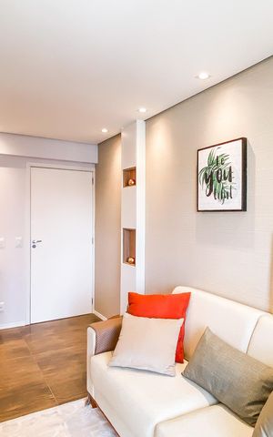Apartamento à venda com 47m², 2 quartos e 1 vaga Apartamento à venda com 47m², 2 quartos e 1 vagaSala