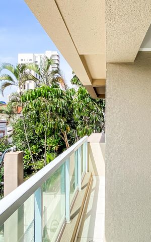 Apartamento à venda com 47m², 1 quarto e 1 vaga Apartamento à venda com 47m², 1 quarto e 1 vagaVaranda