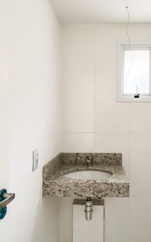 Apartamento à venda com 47m², 1 quarto e 1 vaga Apartamento à venda com 47m², 1 quarto e 1 vagaBanheiro