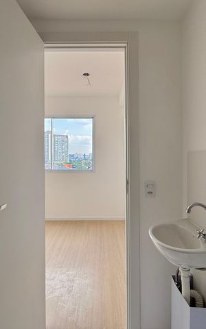 Studio à venda com 16m², 1 quarto e sem vaga Studio à venda com 16m², 1 quarto e sem vagaBanheiro