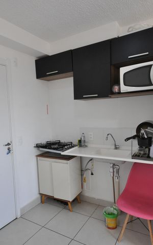 Apartamento à venda com 32m², 2 quartos e sem vagaCozinha