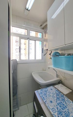 Apartamento à venda com 63m², 3 quartos e 1 vaga Apartamento à venda com 63m², 3 quartos e 1 vagaÁrea de serviço