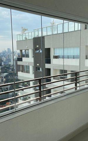 Apartamento para alugar com 33m², 1 quarto e 1 vaga Apartamento para alugar com 33m², 1 quarto e 1 vagaVaranda