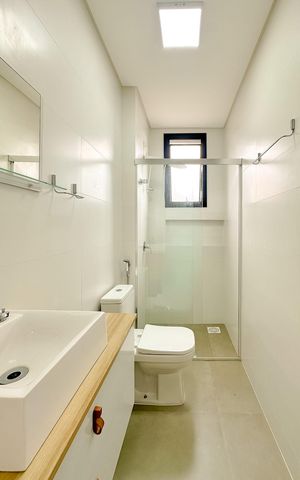 Apartamento para alugar com 75m², 2 quartos e 1 vagaBanheiro da Suíte