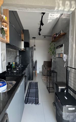 Apartamento à venda com 37m², 2 quartos e 1 vagaCozinha