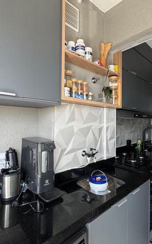 Apartamento à venda com 37m², 2 quartos e 1 vagaCozinha
