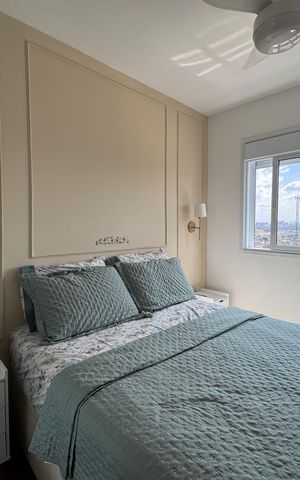 Apartamento à venda com 37m², 2 quartos e 1 vagaQuarto 2