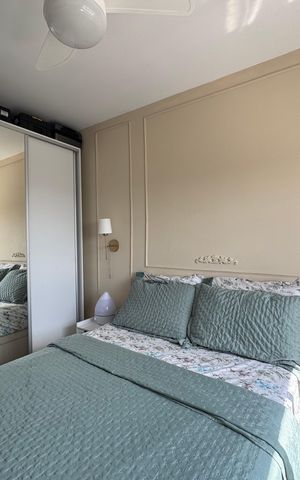Apartamento à venda com 37m², 2 quartos e 1 vagaQuarto 2