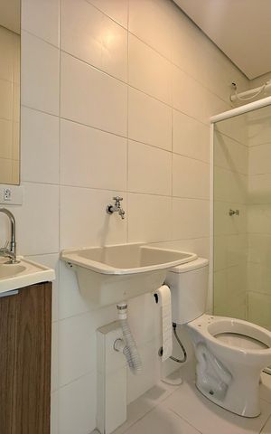 Studio à venda com 30m², 1 quarto e sem vaga Studio à venda com 30m², 1 quarto e sem vagaBanheiro