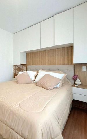 Apartamento à venda com 59m², 2 quartos e 2 vagas Apartamento à venda com 59m², 2 quartos e 2 vagasSuíte