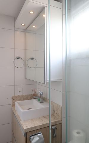Apartamento à venda com 60m², 2 quartos e 1 vagaBanheiro da Suíte