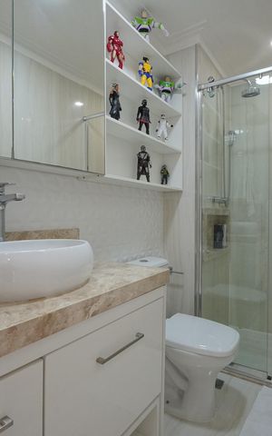 Apartamento à venda com 57m², 2 quartos e 1 vagaBanheiro