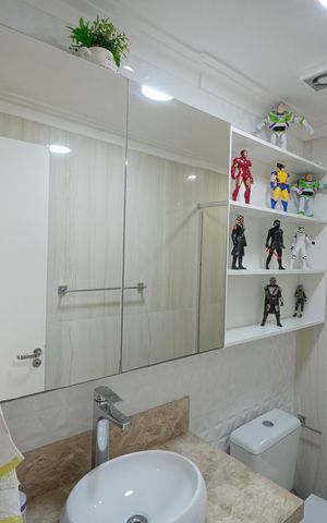 Apartamento à venda com 57m², 2 quartos e 1 vagaBanheiro