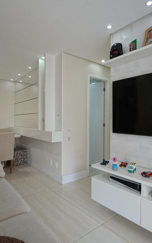 Apartamento à venda com 57m², 2 quartos e 1 vagaSala