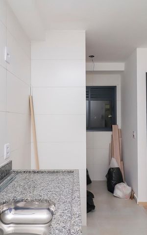 Studio para alugar com 28m², 1 quarto e sem vagaCozinha e Área de Serviço