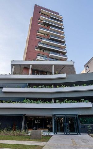 Apartamento para alugar com 31m², 1 quarto e 1 vaga Apartamento para alugar com 31m², 1 quarto e 1 vagaFachada