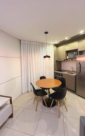 Apartamento para alugar com 45m², 1 quarto e 1 vaga