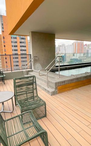 Studio à venda com 25m², 1 quarto e sem vaga