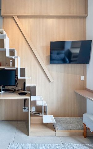 Studio à venda com 25m², 1 quarto e sem vaga