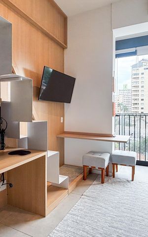 Studio à venda com 25m², 1 quarto e sem vaga