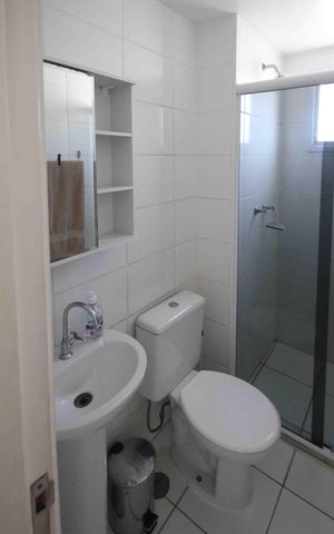Apartamento à venda com 45m², 2 quartos e 1 vaga Apartamento à venda com 45m², 2 quartos e 1 vagaBanheiro