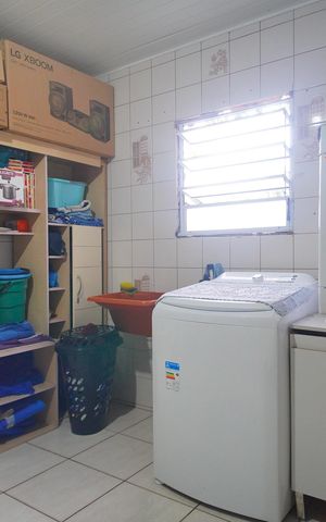 Casa para alugar com 130m², 3 quartos e 2 vagasLavanderia