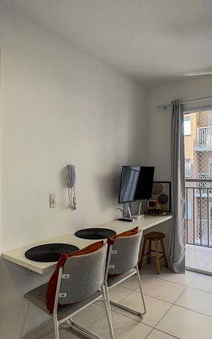 Apartamento à venda com 29m², 1 quarto e sem vaga Apartamento à venda com 29m², 1 quarto e sem vagaSala, Cozinha e Área de Serviço