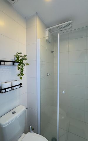 Apartamento à venda com 29m², 1 quarto e sem vaga Apartamento à venda com 29m², 1 quarto e sem vagaBanheiro da Suíte