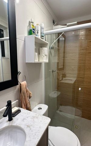 Apartamento para alugar com 59m², 2 quartos e 1 vaga Apartamento para alugar com 59m², 2 quartos e 1 vagaBanheiro