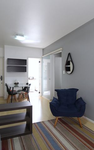 Apartamento à venda com 58m², 1 quarto e sem vagaSala