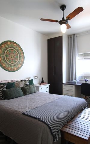 Apartamento à venda com 58m², 1 quarto e sem vagaQuarto